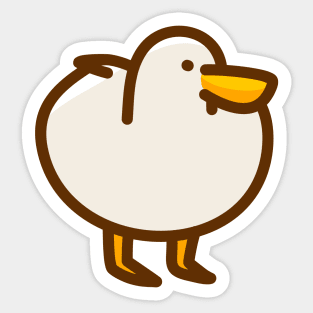 Chonky Duck / Goose Sticker